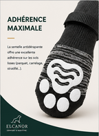 ELCANOR Grip Assist semelle antidérapante adhérence maximale